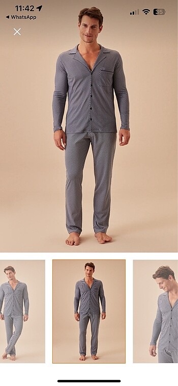 Suwen private erkek maskülen pijama