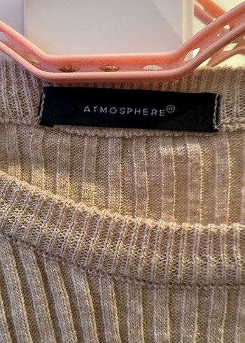 Bej Kadın İnce Triko Uzun Kollu Kazak - Görsel 2