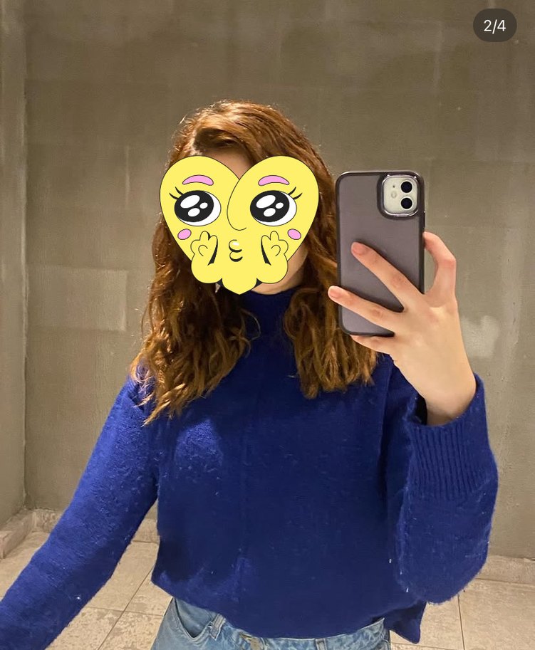 Pembe Kadın Yünlü Triko Kazak - Görsel 3