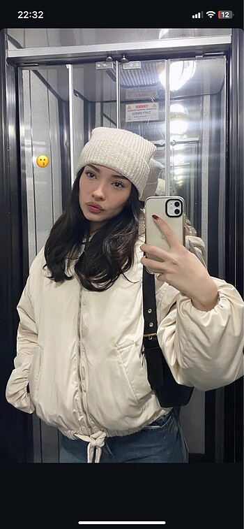 pull&bear çift taraflı mont