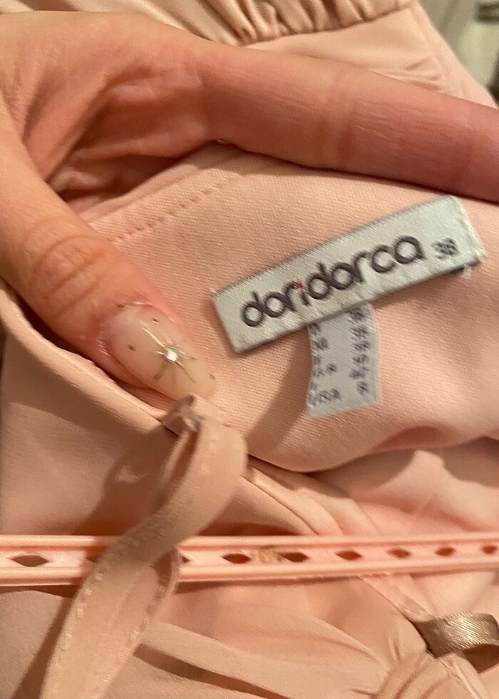 pembe abiye elbise - Görsel 4