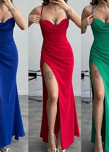 Zara Kırmızı abiye 
