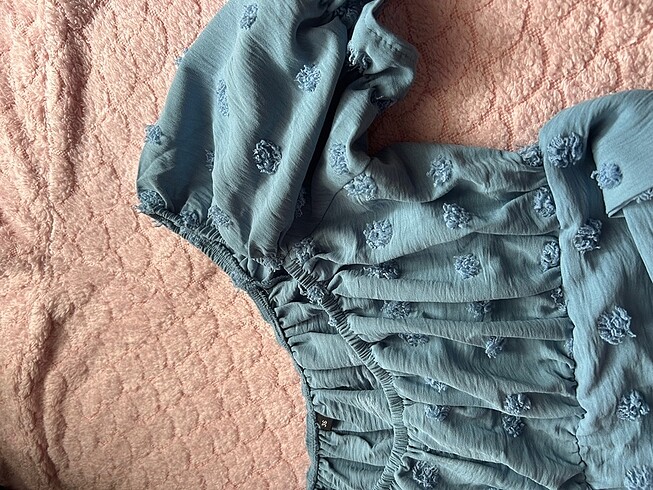 s Beden mavi Renk crop trendyol