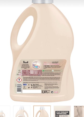 Perwoll Açık Renkli Çamaşır Deterjanı 54 Yıkama - Görsel 3