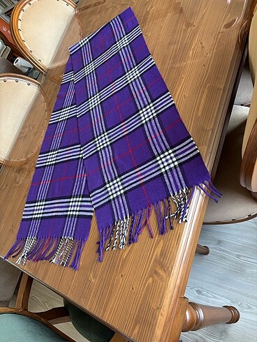 Beden mor Renk Kaşmir ekoseli scotland atkı