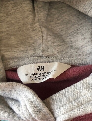 10 Yaş Beden H&M Kız Çocuk Sweatshirt 8-10 yaş