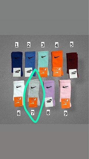 Nike ve Adidas çorap