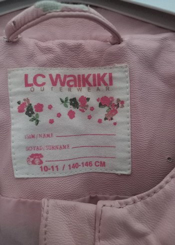 LC Waikiki Kız Çocuk Pembe Süet Fermuarlı Ceket