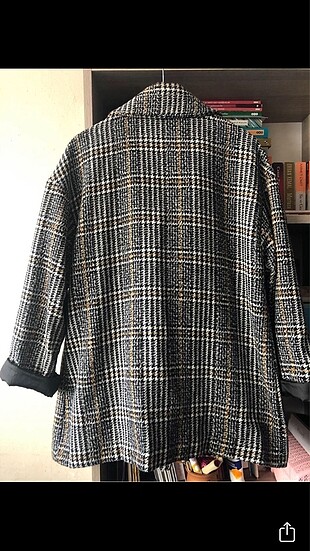 40 Beden siyah Renk defacto ekoseli blazer ceket