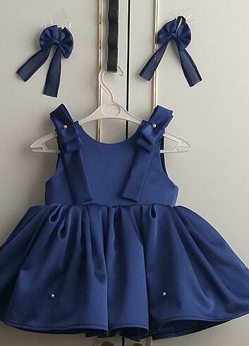 Diğer 1yaş kız çocuk abiye bel 52 cm elbise boyu 45cm (mint yeşili)
