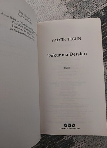  Dokunma dersleri 