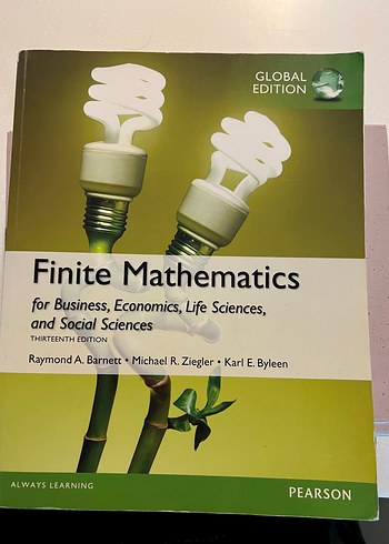Finite Mathematics - 13. Baskı, Pearson