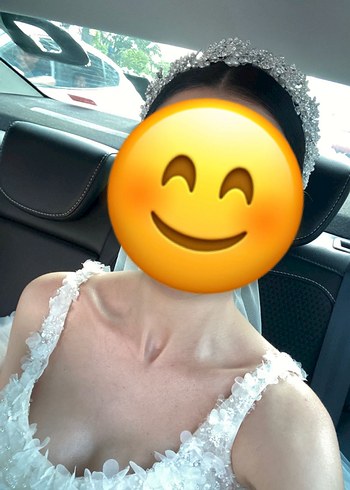 Beden Gelin tacı incili taşlı saç aksesuarı
