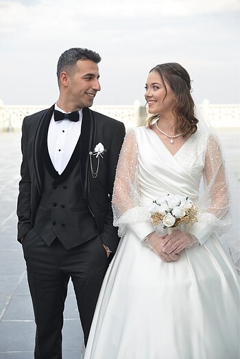 38 Beden Saten gelinlik/Nikah elbisesi