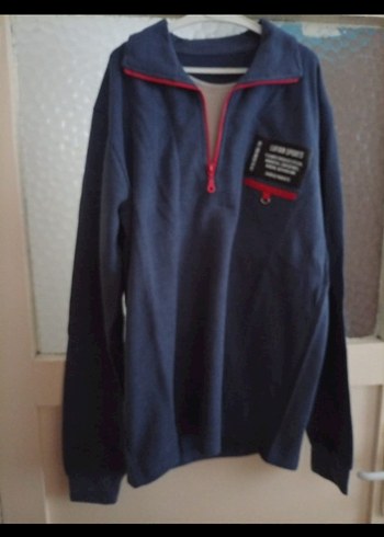 Düğmeli Yeşil Erkek Polar Sweatshirt - Görsel 5