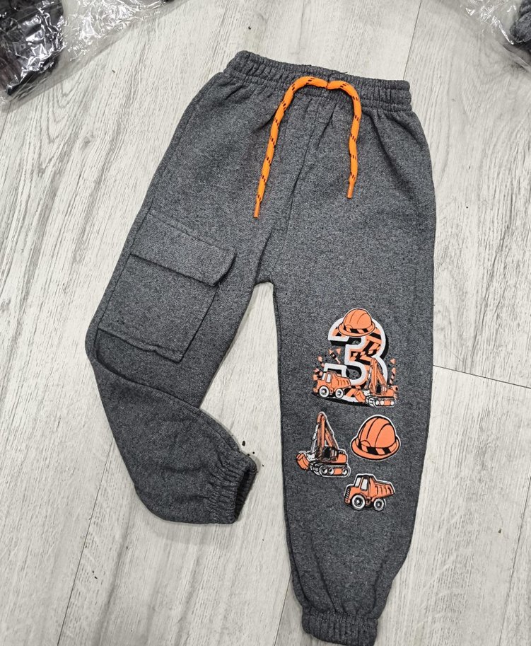 1/2/3/4 YAŞ KARGO  CEPLİ PACA MANŞETLİ EŞOFMAN 100 TL - Görsel 2