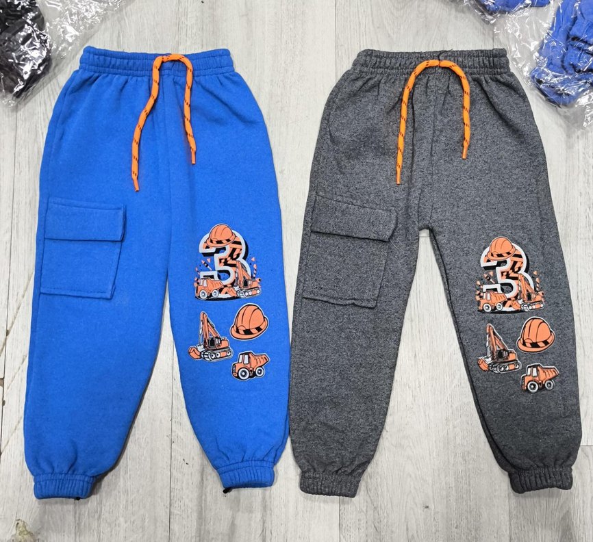 1/2/3/4 YAŞ KARGO  CEPLİ PACA MANŞETLİ EŞOFMAN 100 TL - Görsel 3