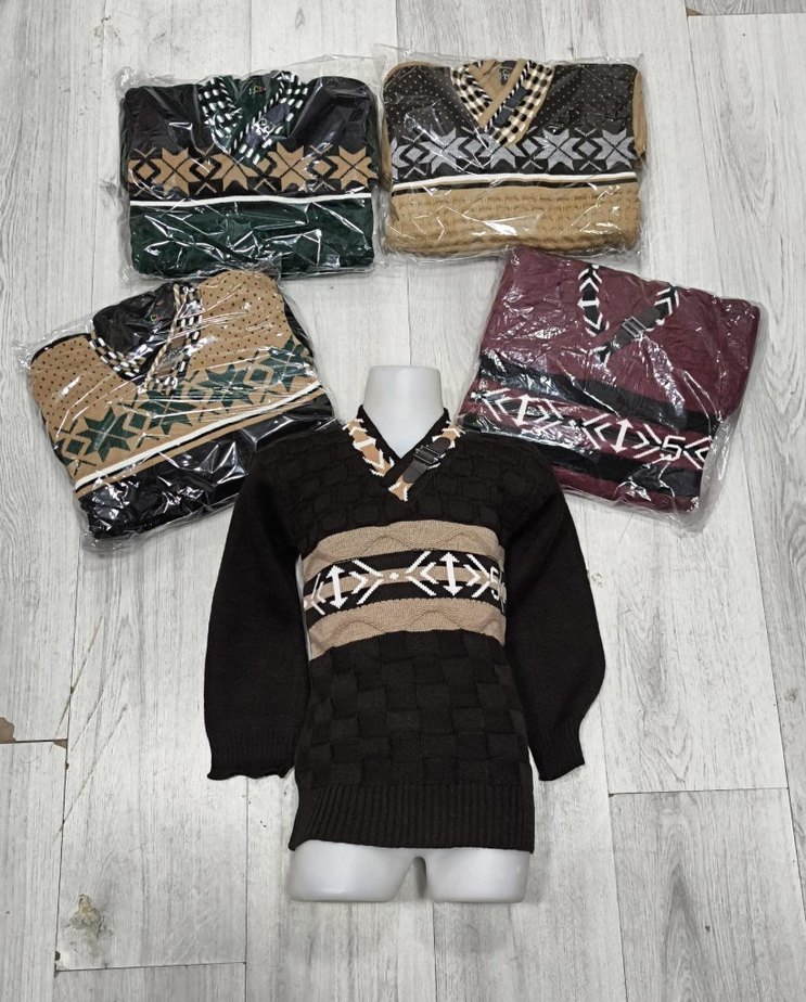 3/4/5 YAS 3 LU SERİ  TRİKO ÇOCUK KAZAK 150 TL - Görsel 2