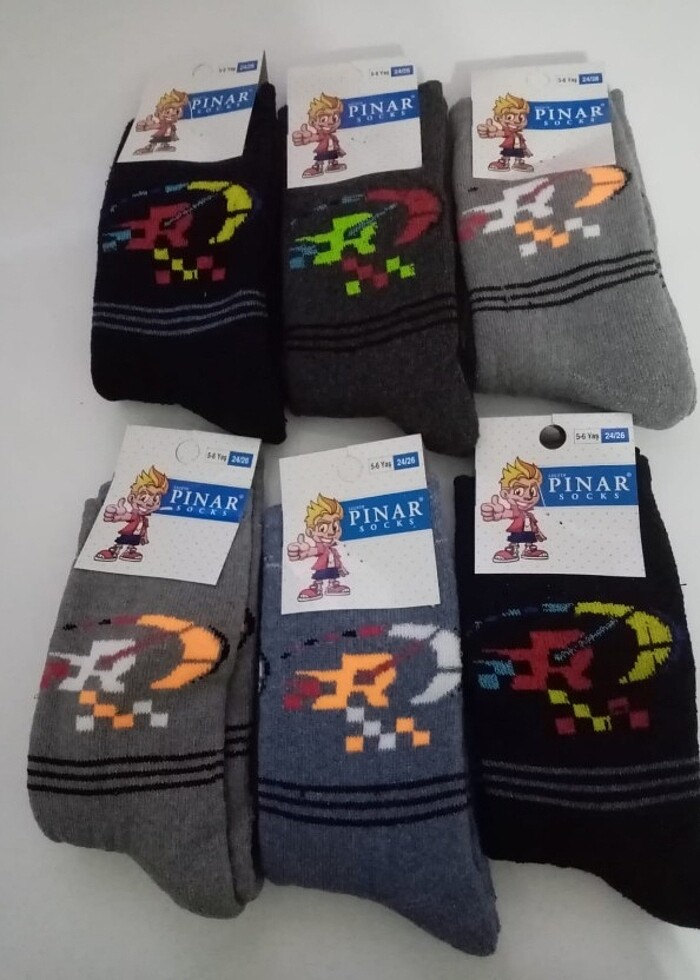 Erkek çocuk kışlık çorap  - Görsel 3