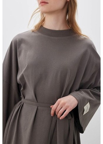 Manuka Antrasit Oversize Elbise