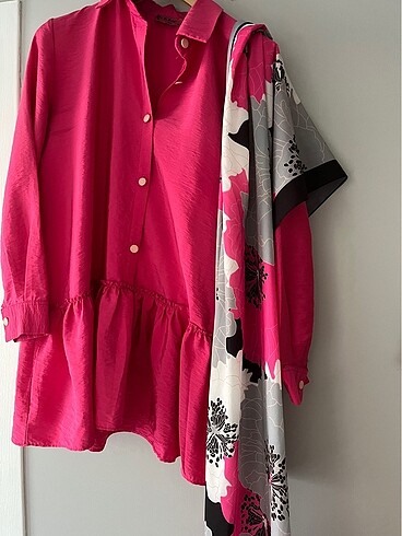 xl Beden pembe Renk #tesettürtunik#tunik#