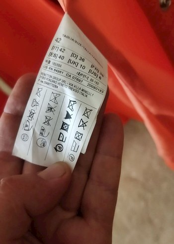 Benetton Midi Kaban - Görsel 6