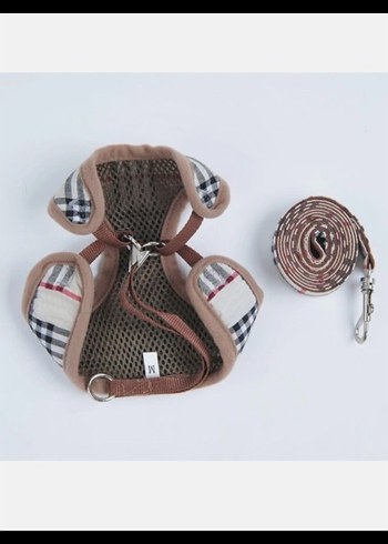 Ekose Köpek Göğüs Tasması - Görsel 2