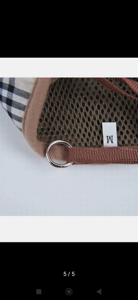 Ekose Köpek Göğüs Tasması - Görsel 5