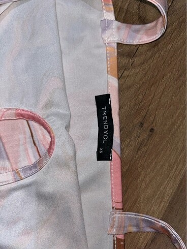 xs Beden Desenli crop