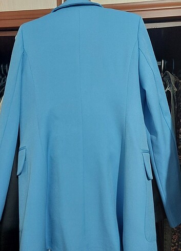 38 Beden mavi Renk Mavi Blazer Ceket