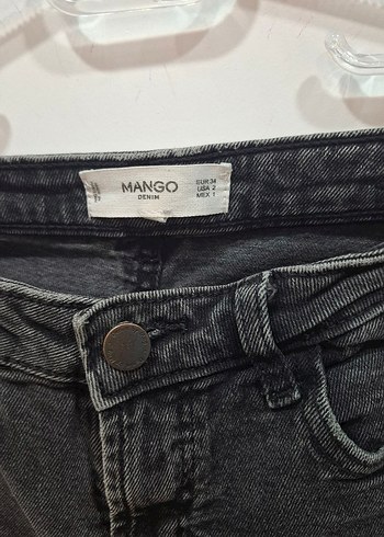 34 Beden gri Renk MANGO MARKA KOT PANTOLON