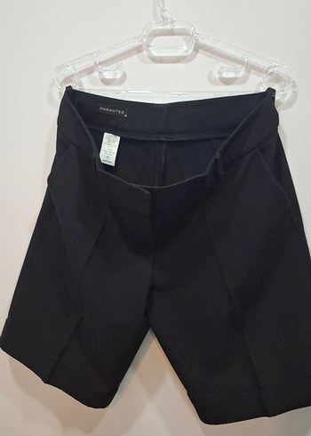 Siyah Mini Bermuda Şort - Görsel 9