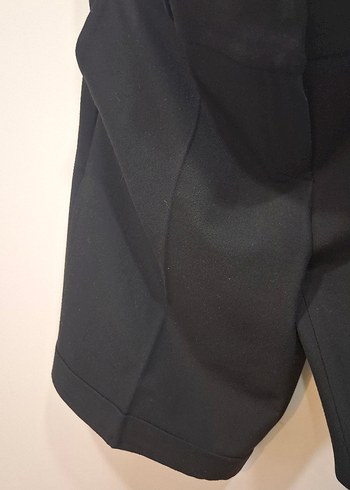 Siyah Mini Bermuda Şort - Görsel 4