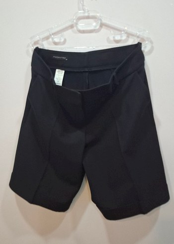 Siyah Mini Bermuda Şort - Görsel 2