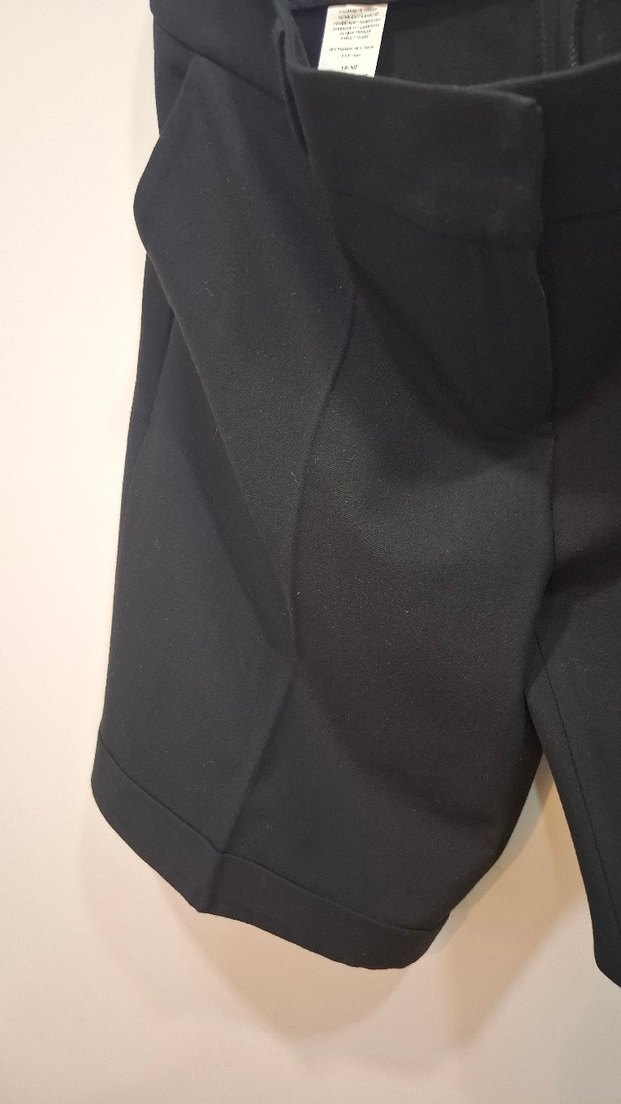 Siyah Mini Bermuda Şort - Görsel 4