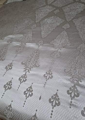 Gri saten yeni yatak örtüsü - Görsel 5