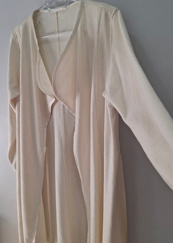 Bej şık sabahlik - Görsel 12