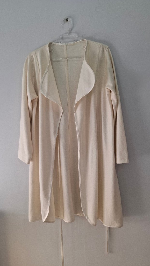 Bej şık sabahlik - Görsel 2