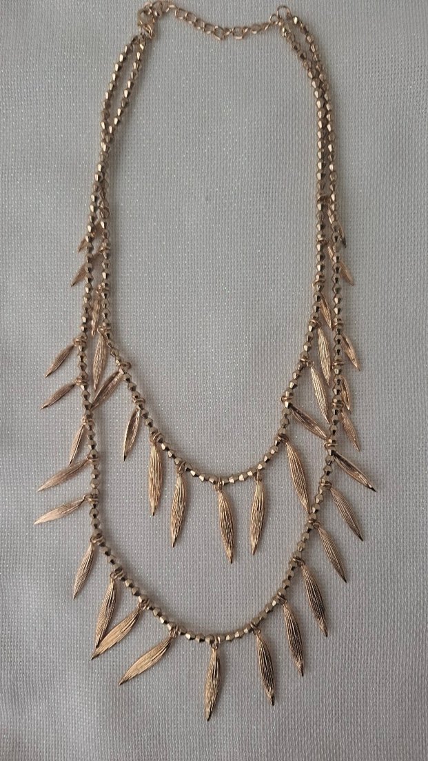 Uzun Zincir Detaylı Bohem Kadın Kolye - Görsel 2