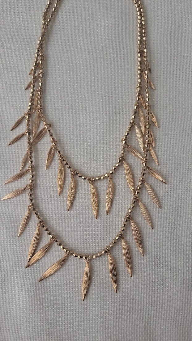 Uzun Zincir Detaylı Bohem Kadın Kolye - Görsel 3