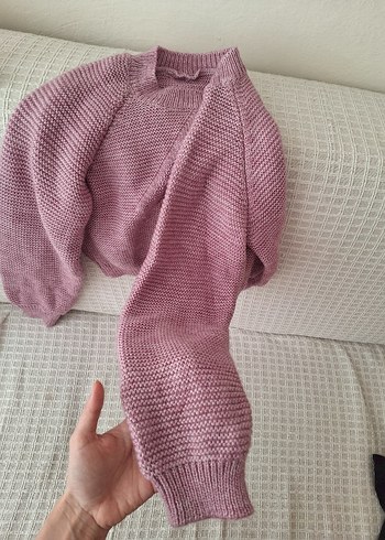 Pembe Triko Kadın Kazak