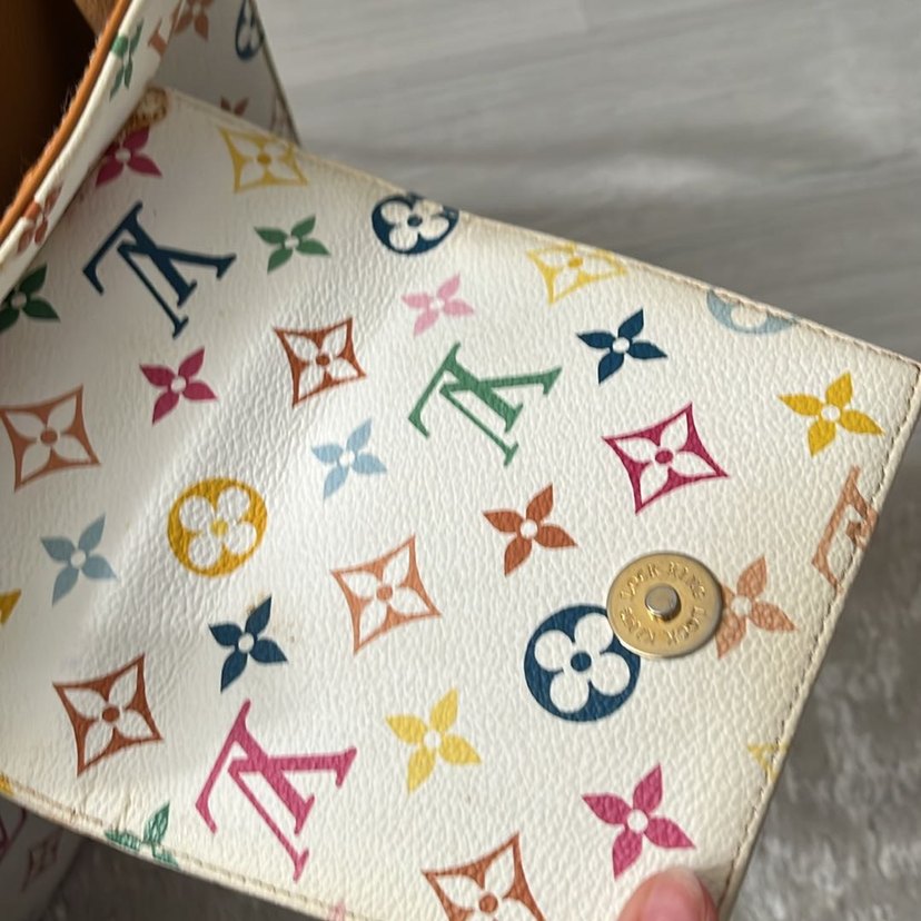 Renkli Monogramlı Omuz Çantası — görsel 5/9
