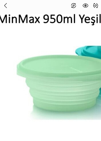 TUPPERWARE MİNİMAKS 950 ml GÖRSELDEKİ RENK 