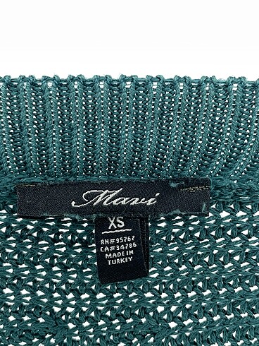 xs Beden yeşil Renk Mavi Jeans Kazak / Triko %70 İndirimli.