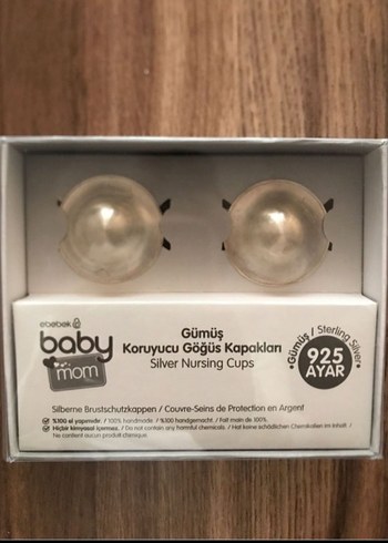 925 Ayar Gümüş Göğüs Koruyucu Kapaklar
