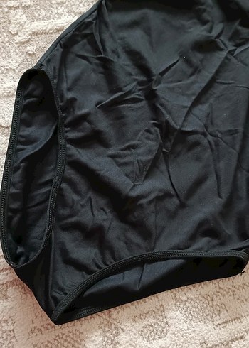 Siyah Drapeli Kadın Mayo - Görsel 4