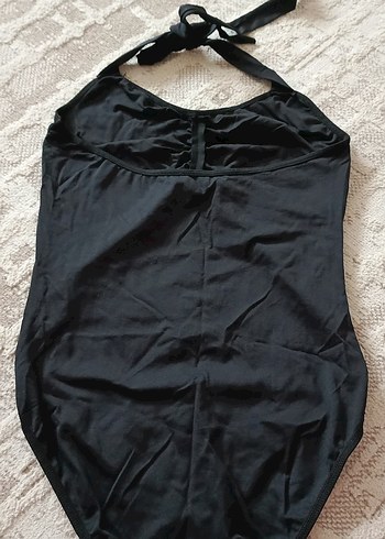 Siyah Drapeli Kadın Mayo - Görsel 2