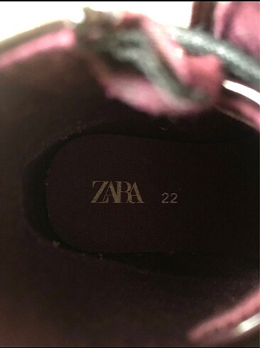 22 Beden bordo Renk Zara Bot