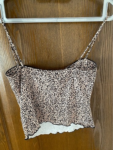 Bershka Y2k model leopar bluz