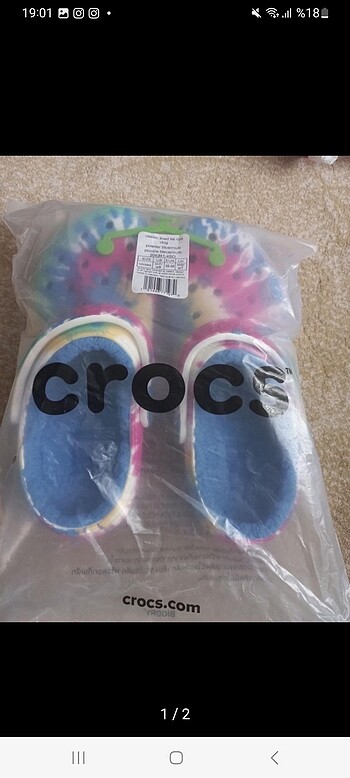 Orijinal crocs terlik